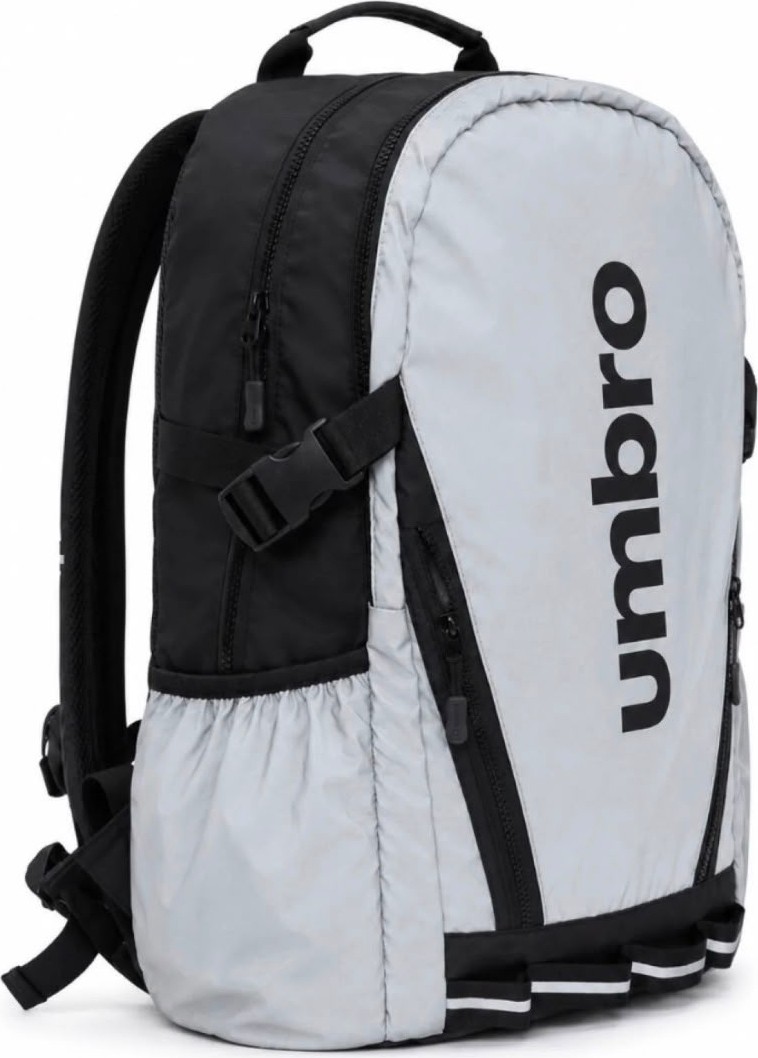Umbro Yuki Backpack Gri Su Itici, Reflektörlü Spor Sırt Çantası, Okul Çantası - TT0022 görsel 2