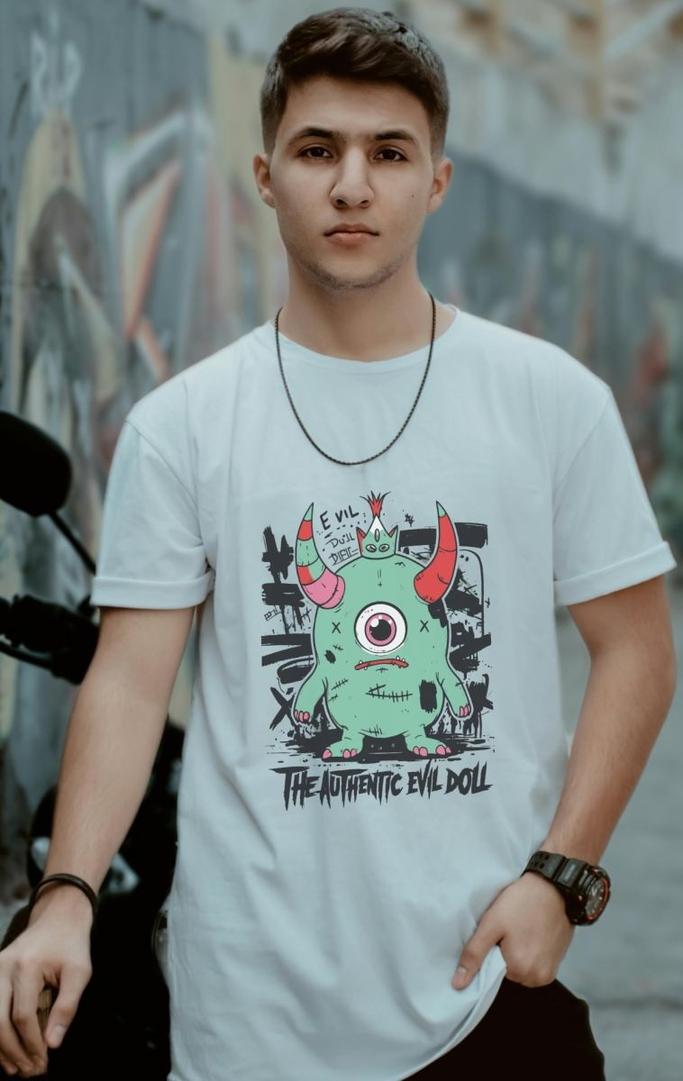 Fantastik Store Unisex Oversize 24/1 Penye Dtf Baskılı Tişört - DTF165 görsel 3