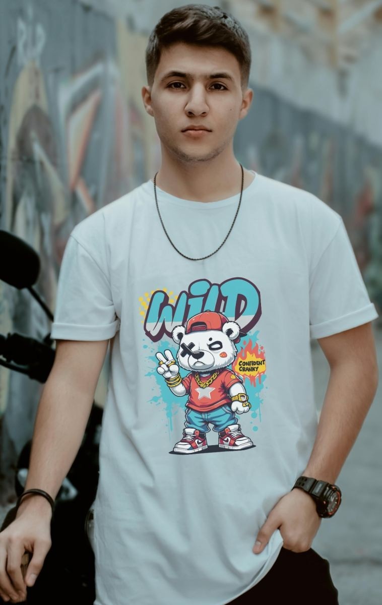 Fantastik Store Unisex Oversize 24/1 Penye Dtf Baskılı Tişört - DTF107 görsel 3