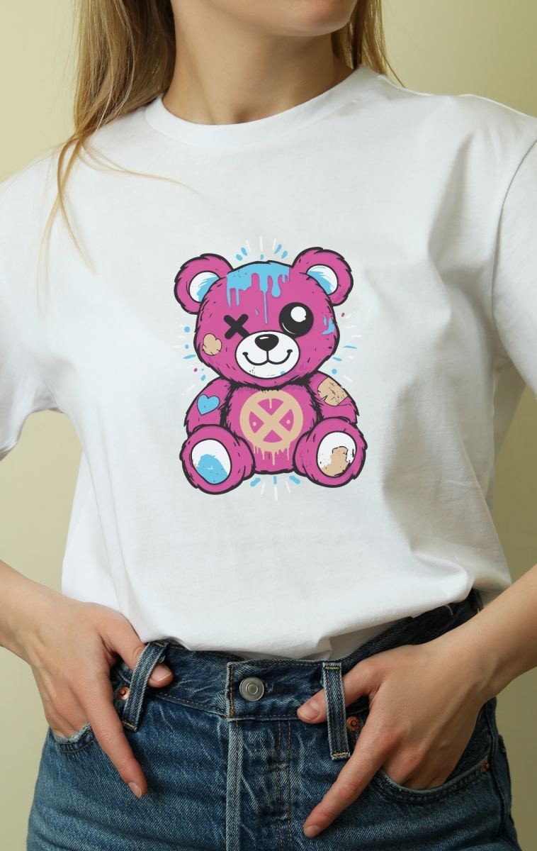Fantastik Store Unisex Oversize 24/1 Penye Dtf Baskılı Tişört - DTF130