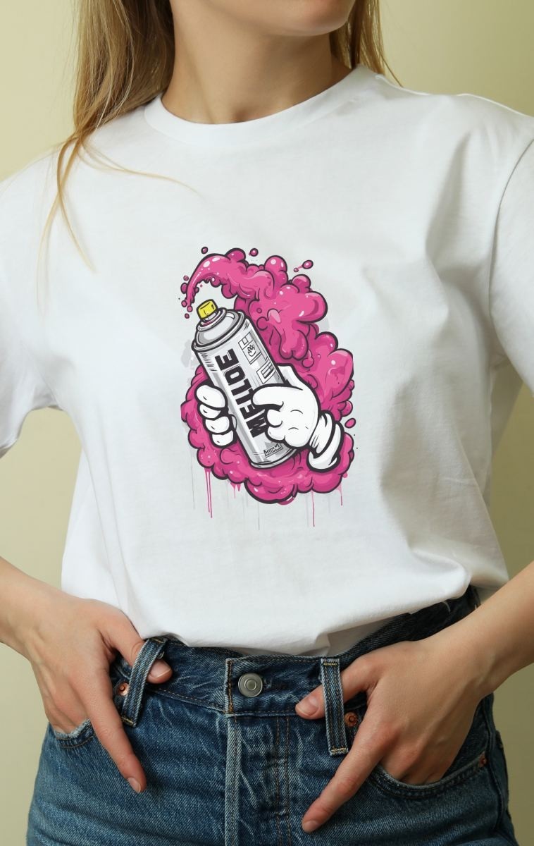 Fantastik Store Unisex Oversize 24/1 Penye Dtf Baskılı Tişört - DTF117