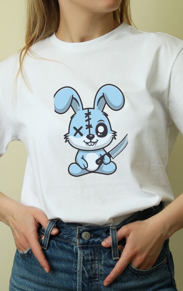 Fantastik Store Unisex Oversize 24/1 Penye Dtf Baskılı Tişört - DTF153 görsel 2