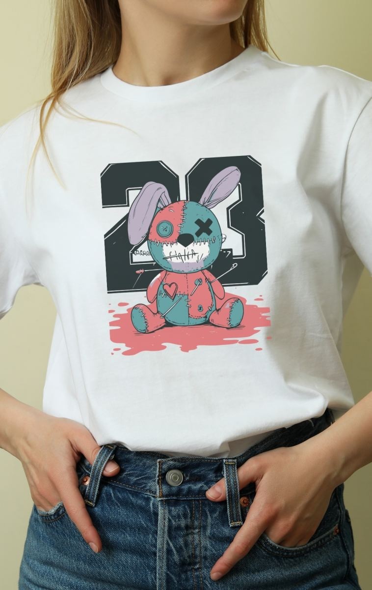 Fantastik Store Unisex Oversize 24/1 Penye Dtf Baskılı Tişört - DTF169 görsel 2