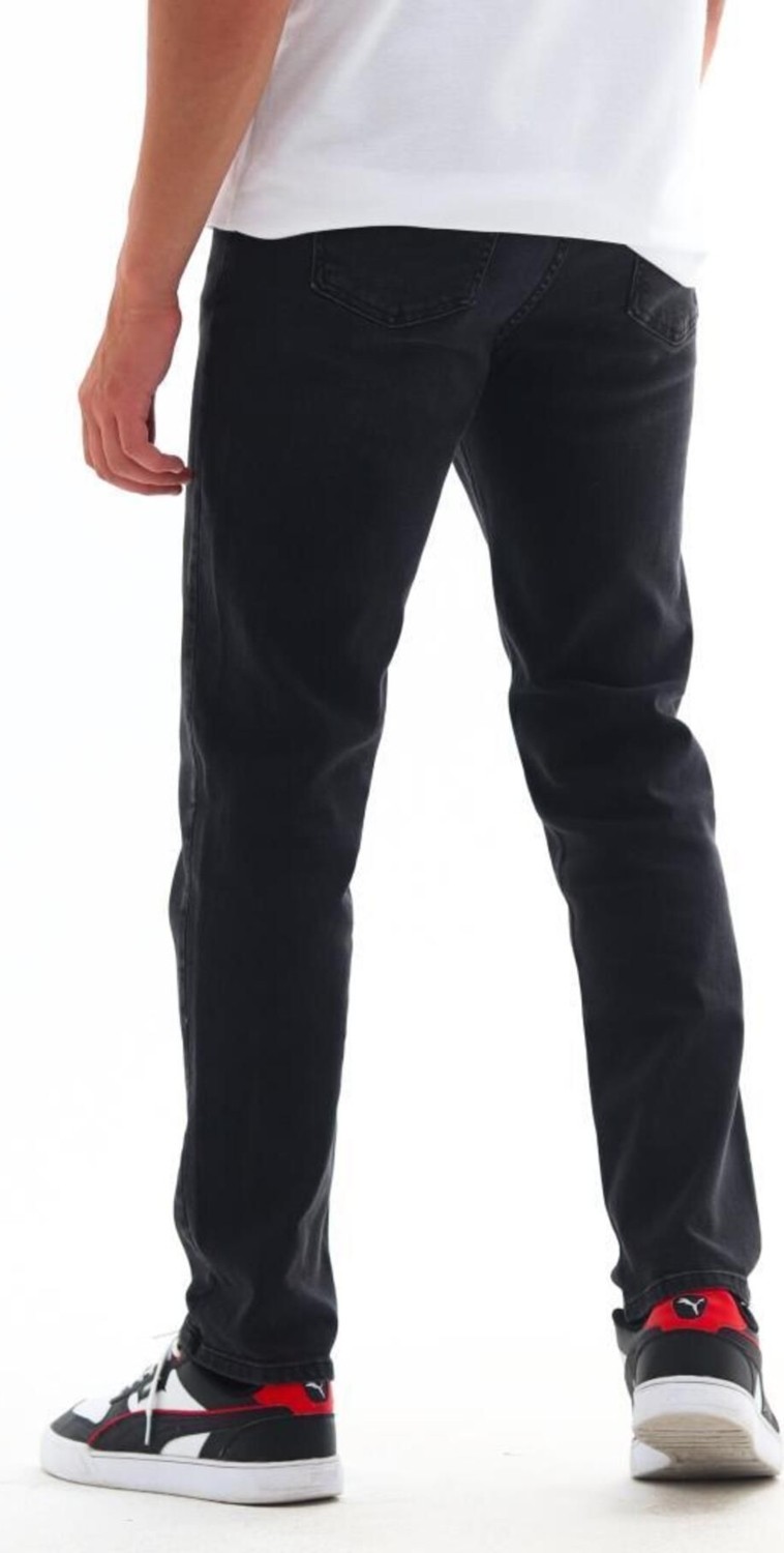Hlt Jeans Erkek Antrasit Füme Fit Boru Paça Esnek Likralı Denim Jeans Kot Pantolon Hlthe001936k görsel 6