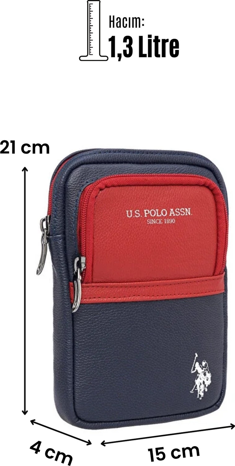 U.S. Polo Assn. Us Polo Assn 24593P Unisex Postacı Çantası Telefonluk Çapraz Çanta görsel 6