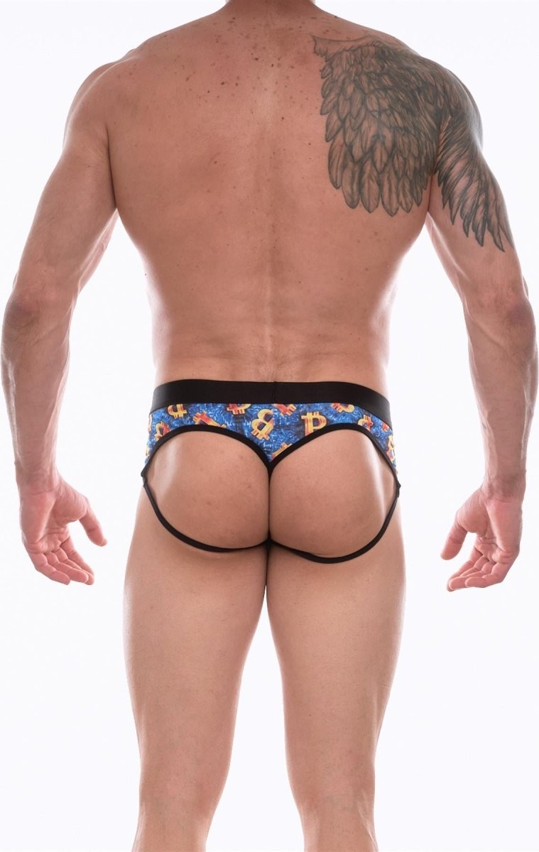 Beruflic Erkek Desenli Jockstrap Çamaşır Under Moda görsel 2