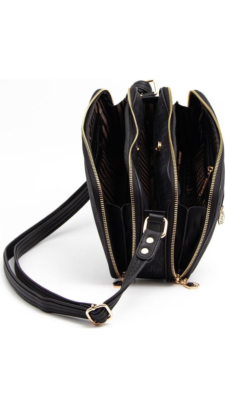 Silver & Polo Silver Polo Bej - Kum Monogram Kadın Çapraz Çanta SP899 görsel 7