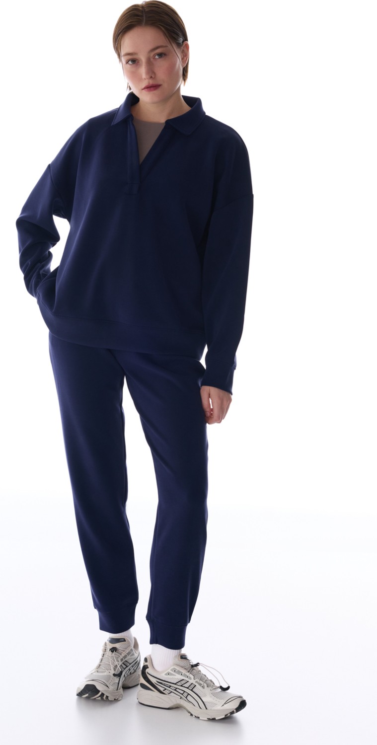 Penti Lacivert Polo Yaka Modal Sweatshirt görsel 8