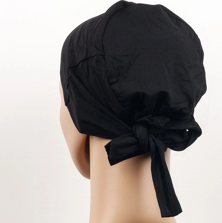 Aslanoğlu Store Dikişsiz Bağlamalı Tesettür Bone - Bağlamalı Bandana 5 Adet