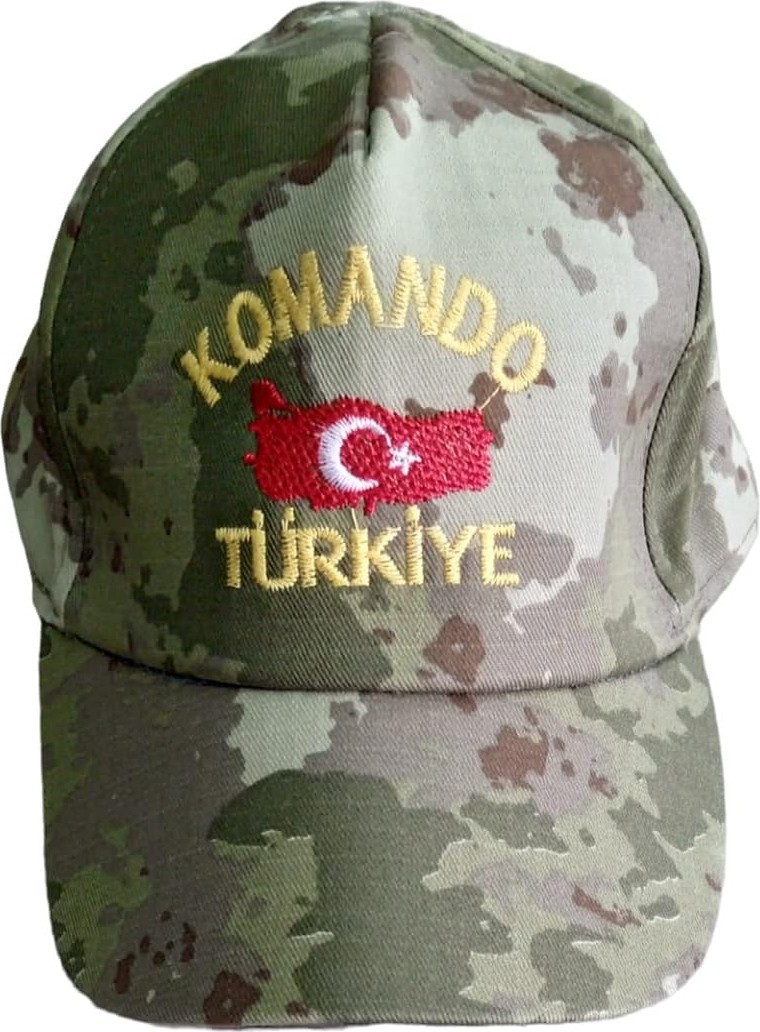 Aesco Komando Asker Çocuk Kepi Şapkası Ayarlı