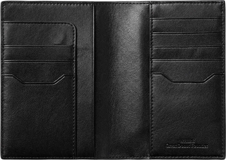 Wiwu Royal Passport Wallet Android ve Ios Cihazlar Için Rfıd Özellikli Pu Deri Cüzdan Siyah görsel 3