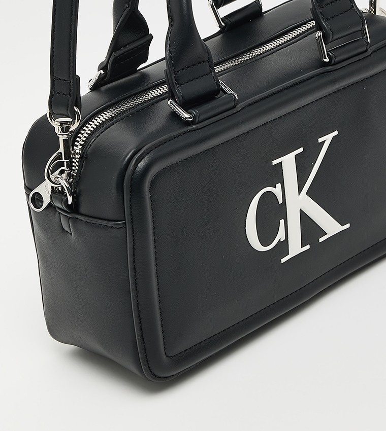 Calvin Klein LV04F3411G3L2 Bold Ck Elongated Kadın El Çantası görsel 4