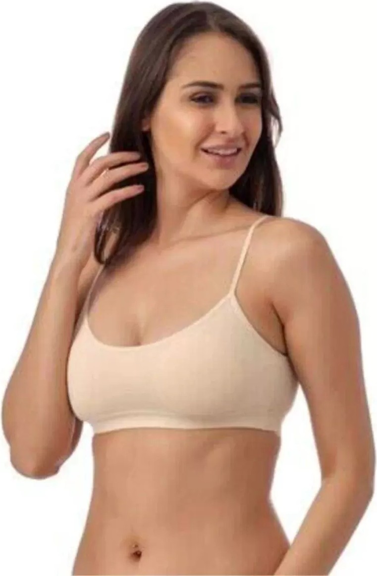 MiraLive Pedli Ip Askılı Beyaz ve Ten Rengi Büstiyer 2 Adet görsel 3