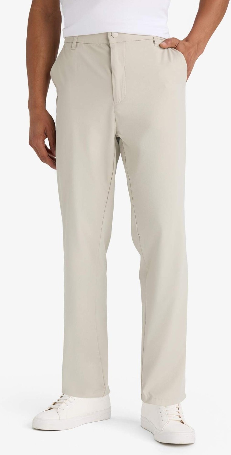 DeFacto Slim Fit Dar Kesim Standart Paça Dokuma Sporcu Pantolon D9247AX25AU görsel 4