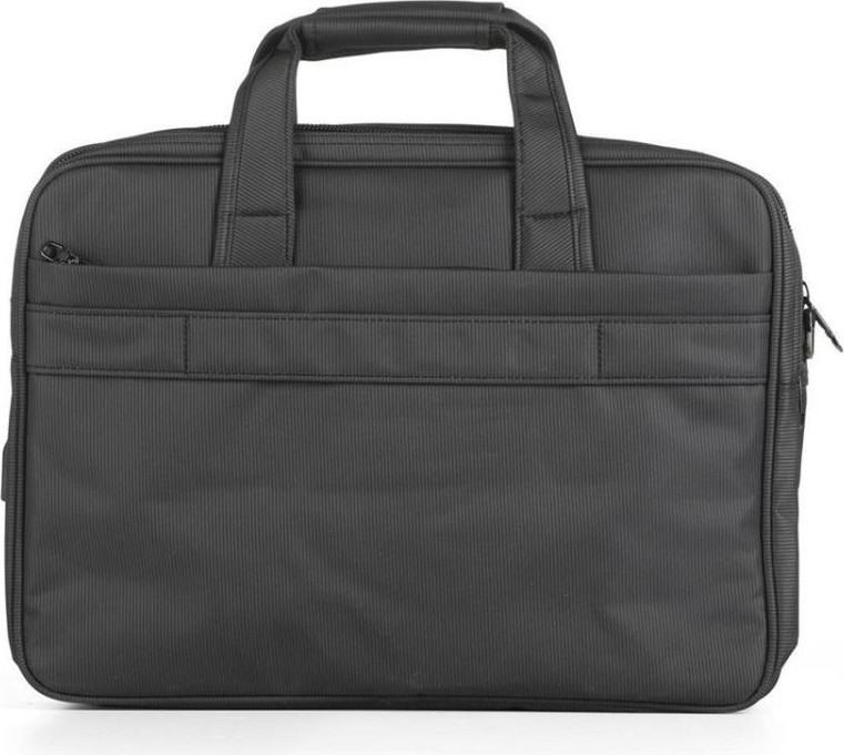 Ççs 71241 Siyah Kumaş Laptop Bölmeli Evrak Çantası görsel 5