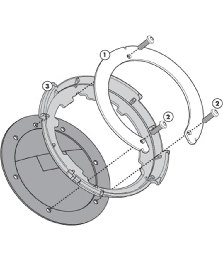 Resim Givi BF03 Depo Üstü Çanta Aparatı (Honda) 