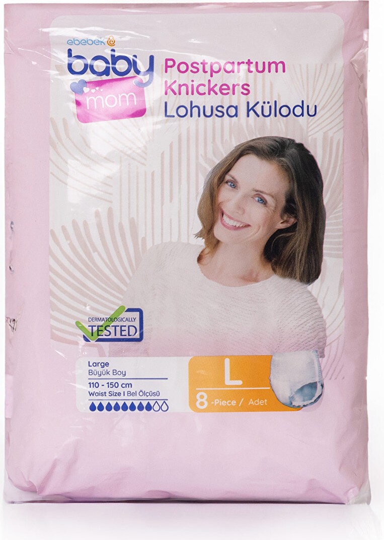 Baby Mom Emici Külot Büyük Large 8 Adet