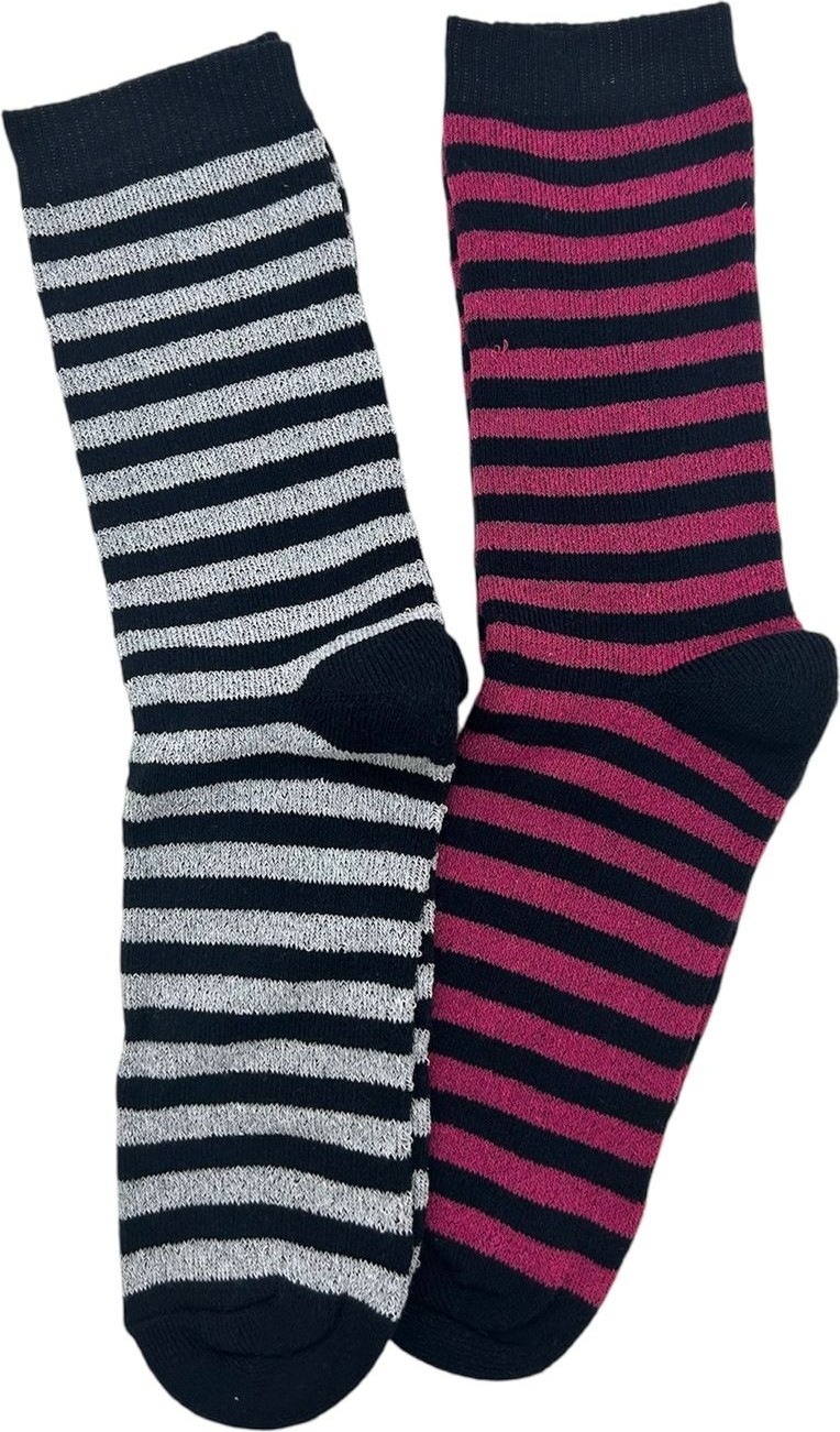 Black Arden Socks Çizgili Havlu Çorabı 2^li görsel 4