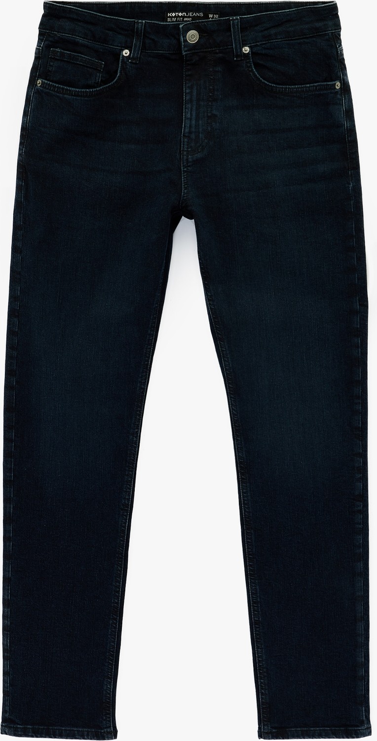 Koton Pamuklu Normal Bel Slim Fit Jean Pantolon - Brad Jean görsel 3