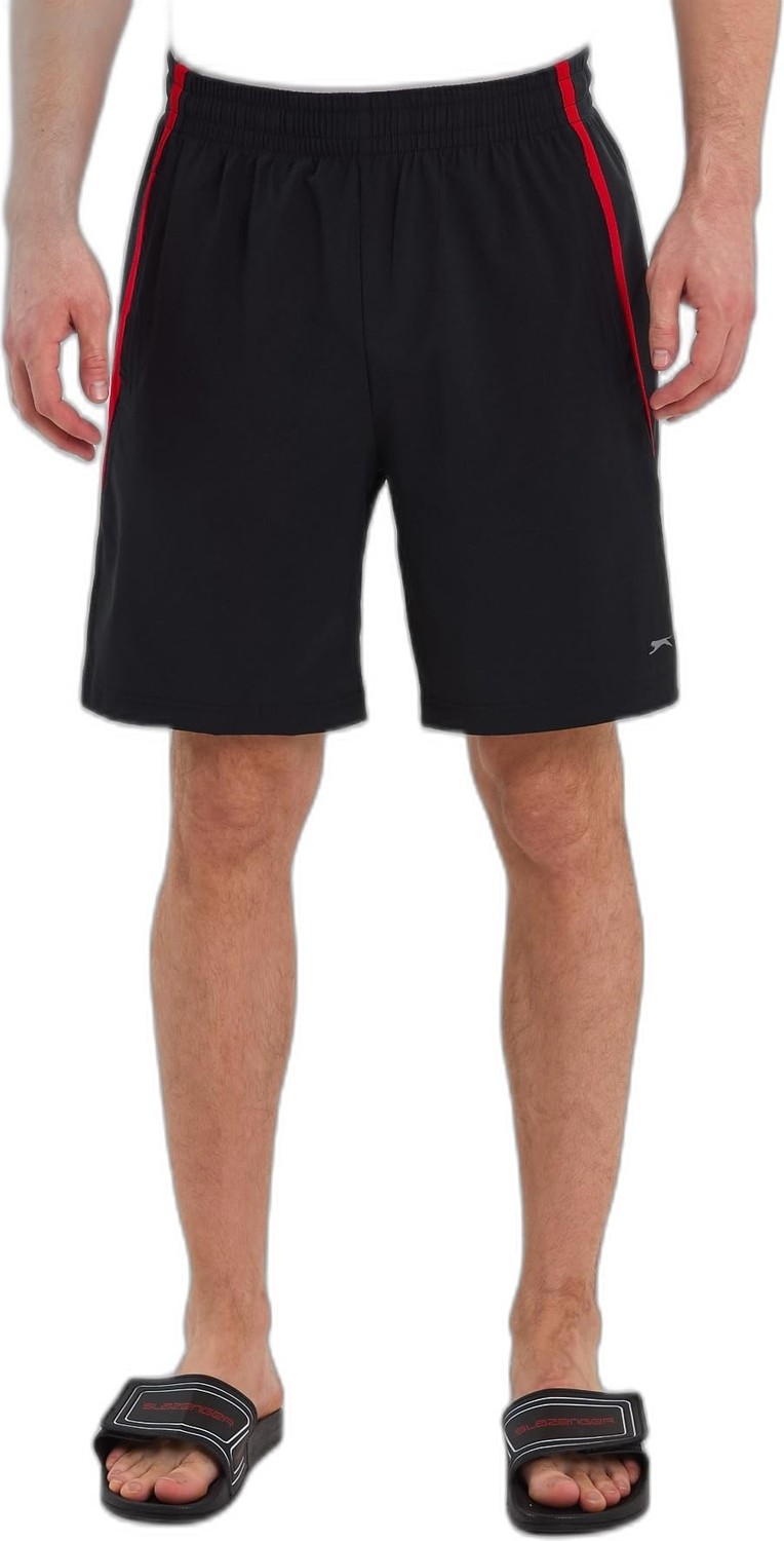 Die Grup Slazenger Randy Erkek Cepli Fıtness Siyah Şort