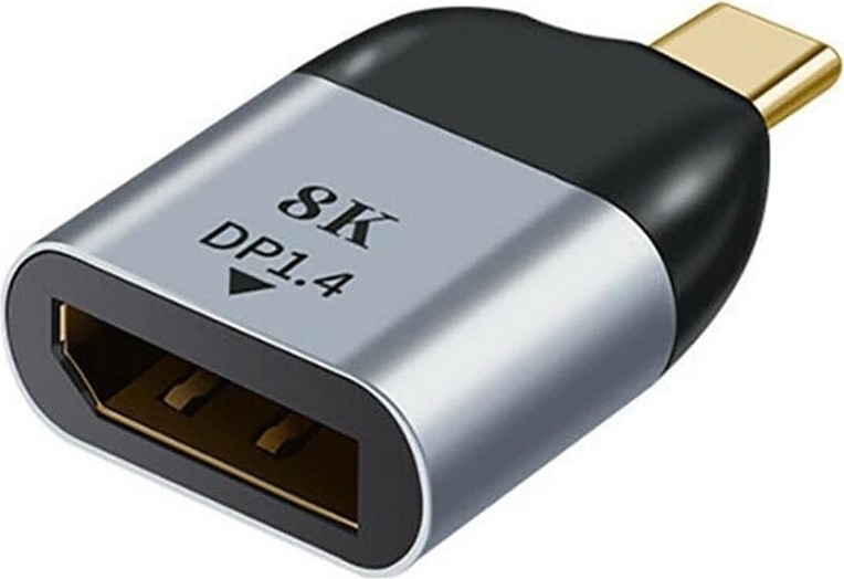 Aesco Coverzone Type-C To Displayport Çevirici USB C Macbook Uyumlu Adaptör Notebook Uyumlu Dönüştürücü S1721