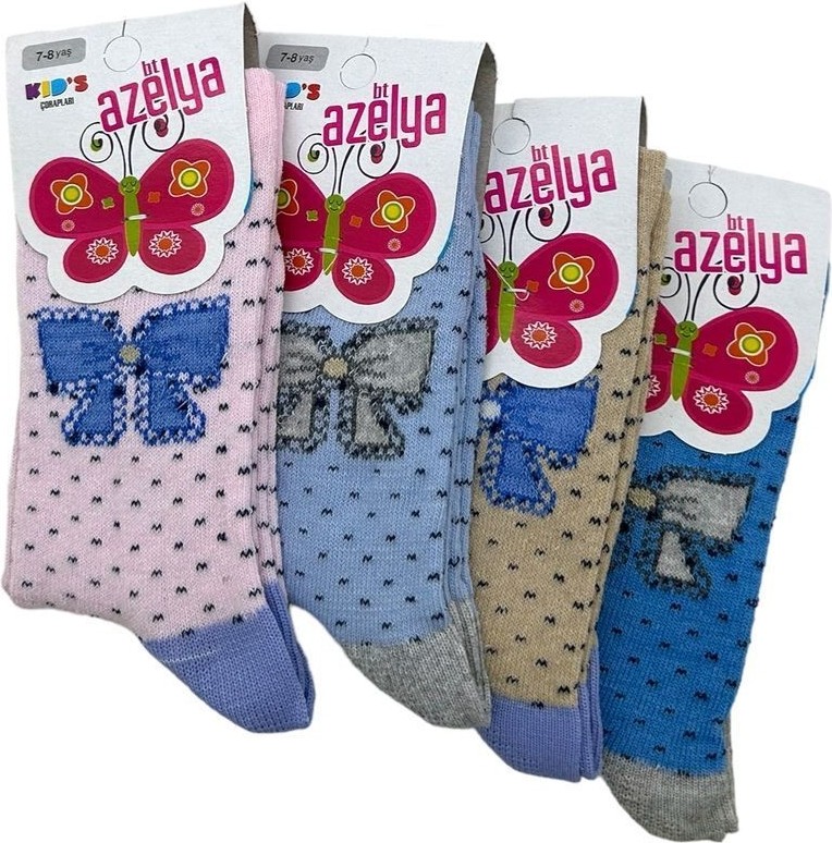 Black Arden Socks Kız Çocuk Çorabı 7-8 Yaş görsel 4