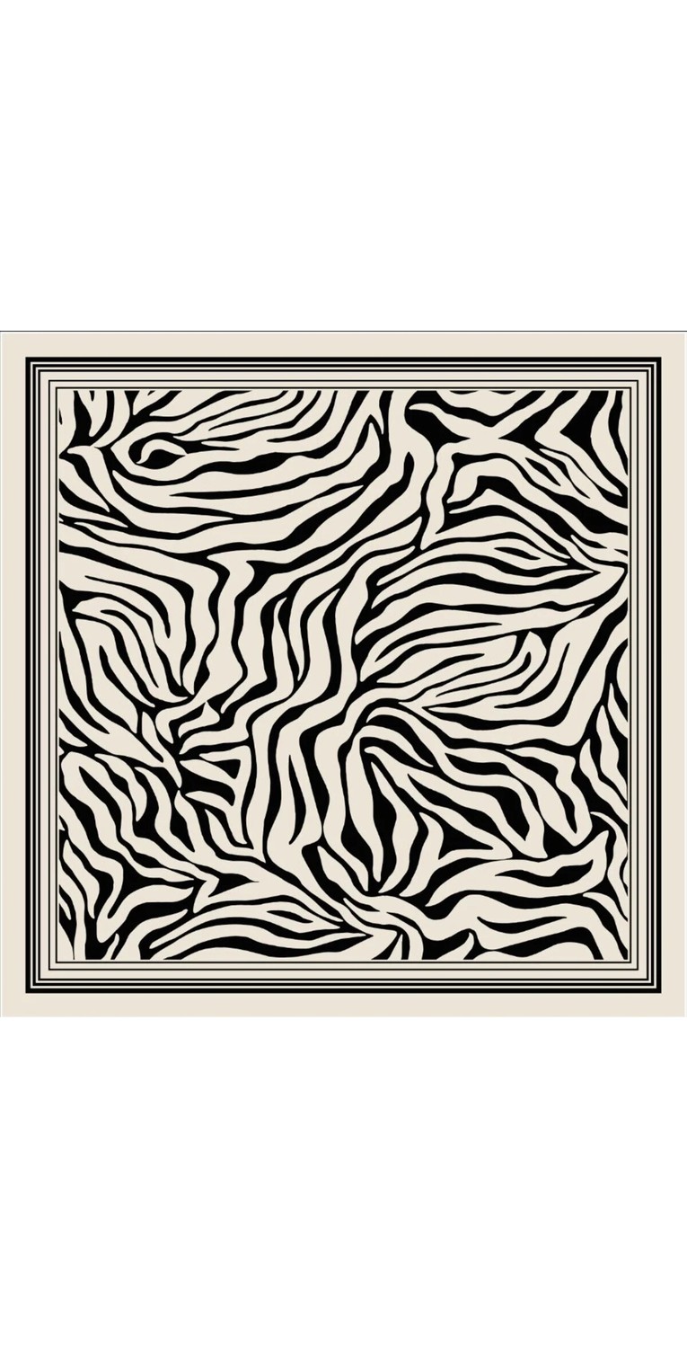 Tarzını Seç Lacivert Queen Fular / Bandana / Aksesuar / Eşarp 90X90 cm görsel 3