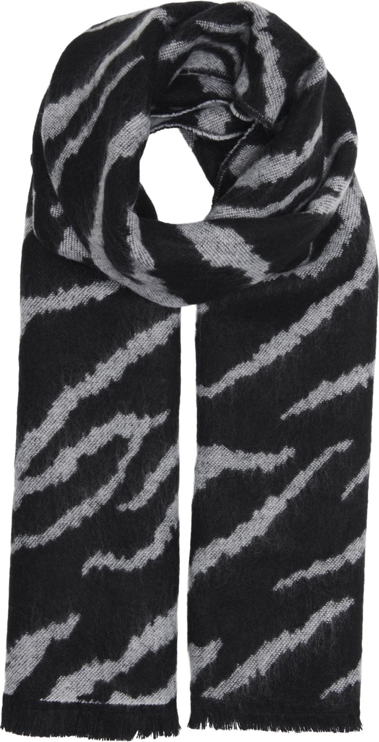 Only Oversize Zebra Desenli Atkı - Kışlık Şal