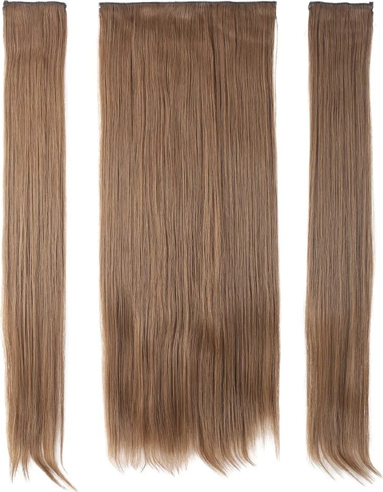Uravas Store Fiber Sen Düz Yarım Ay + 2 Yan Çıt Çıt / Kumral görsel 2