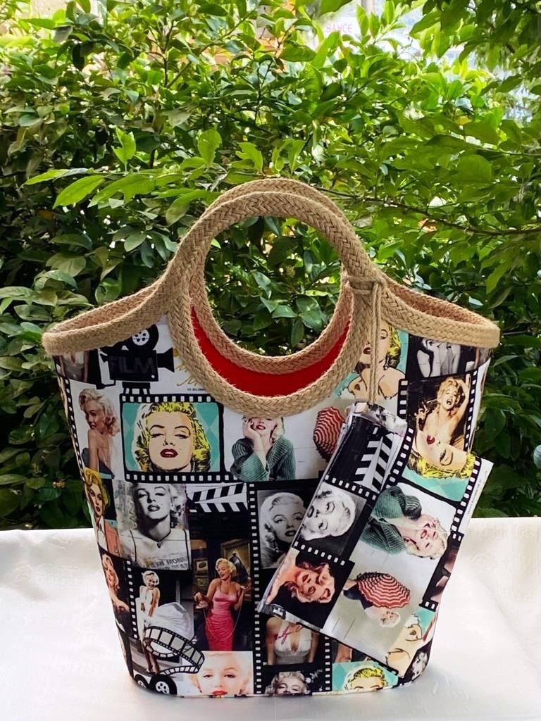 Çanta Tasarımcısı Plaj Çantası Marilyn Monroe