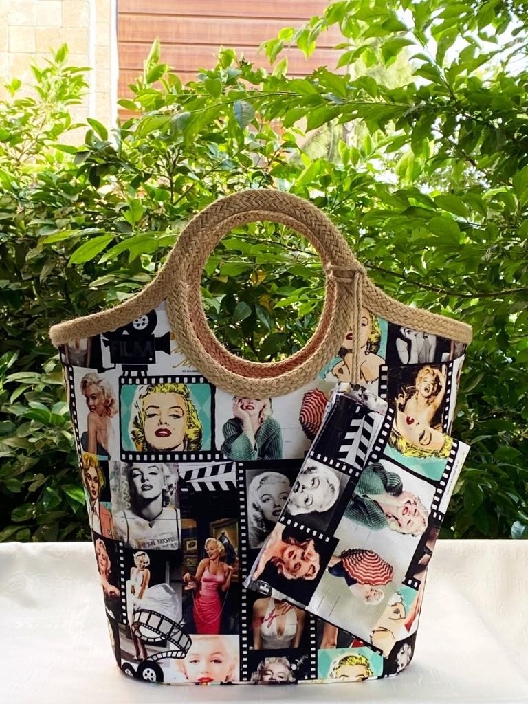Çanta Tasarımcısı Plaj Çantası Marilyn Monroe görsel 2