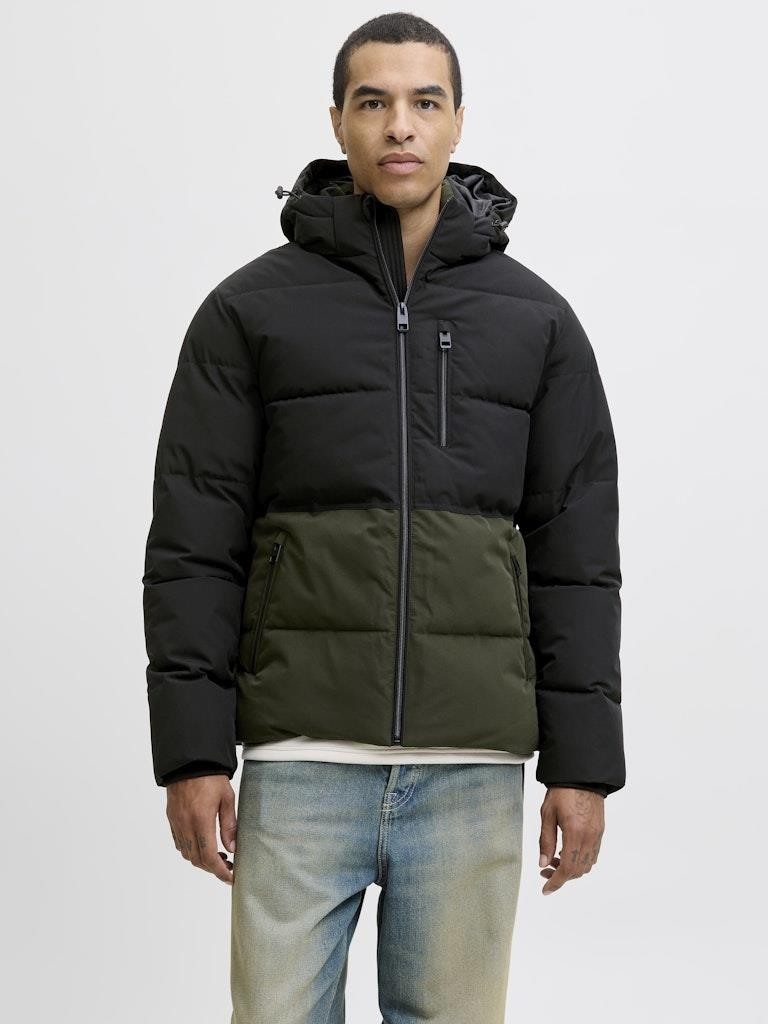 Jack & Jones Jjeowen Puffer Erkek Şişme Mont, Su Geçirmez, Soğuk Hava Koruması, Günlük Kışlık Ceket