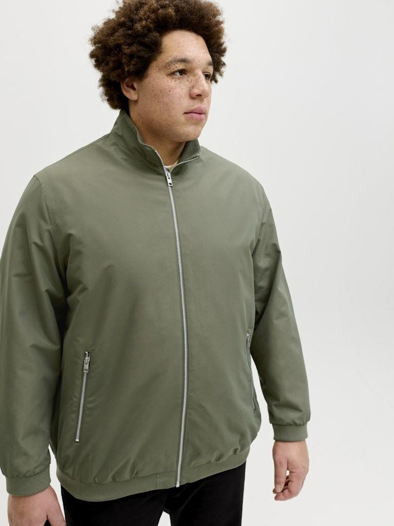 Jack & Jones Jack Jones Harrington Büyük Beden Erkek Bomber Ceket 12231718 görsel 2