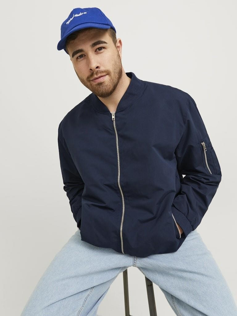 Jack & Jones Jack Jones Büyük Beden Erkek Bomber Ceket 12173990 görsel 3