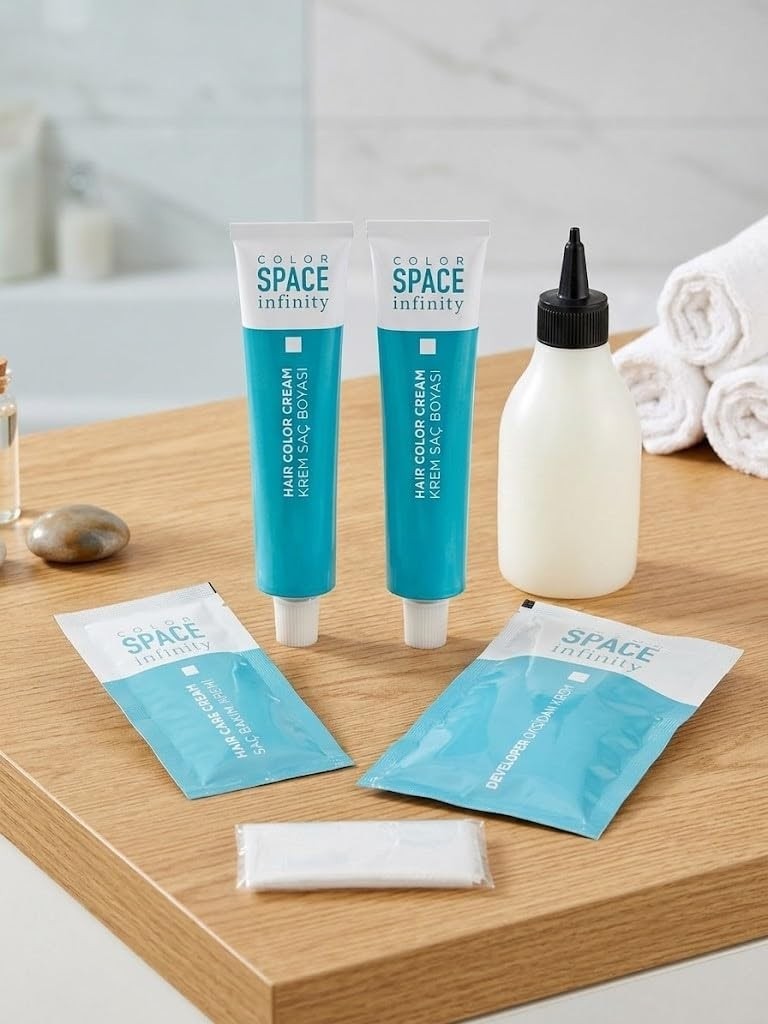 Aesco Color Space Infınıty Set Saç Boyası 6.0 Koyu Kumral görsel 2