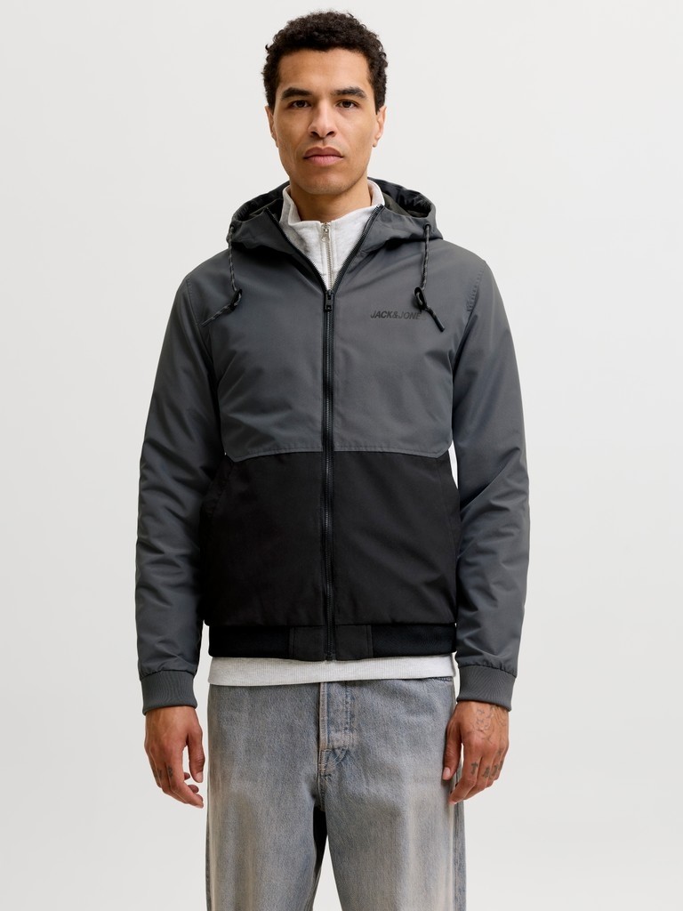 Jack & Jones Jack Jones Erkek Kapüşonlu Bomber Ceket Mont 12200208