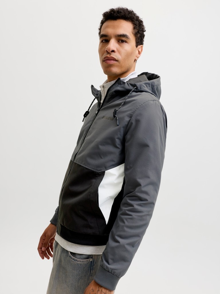 Jack & Jones Jack Jones Erkek Kapüşonlu Bomber Ceket Mont 12200208 görsel 2