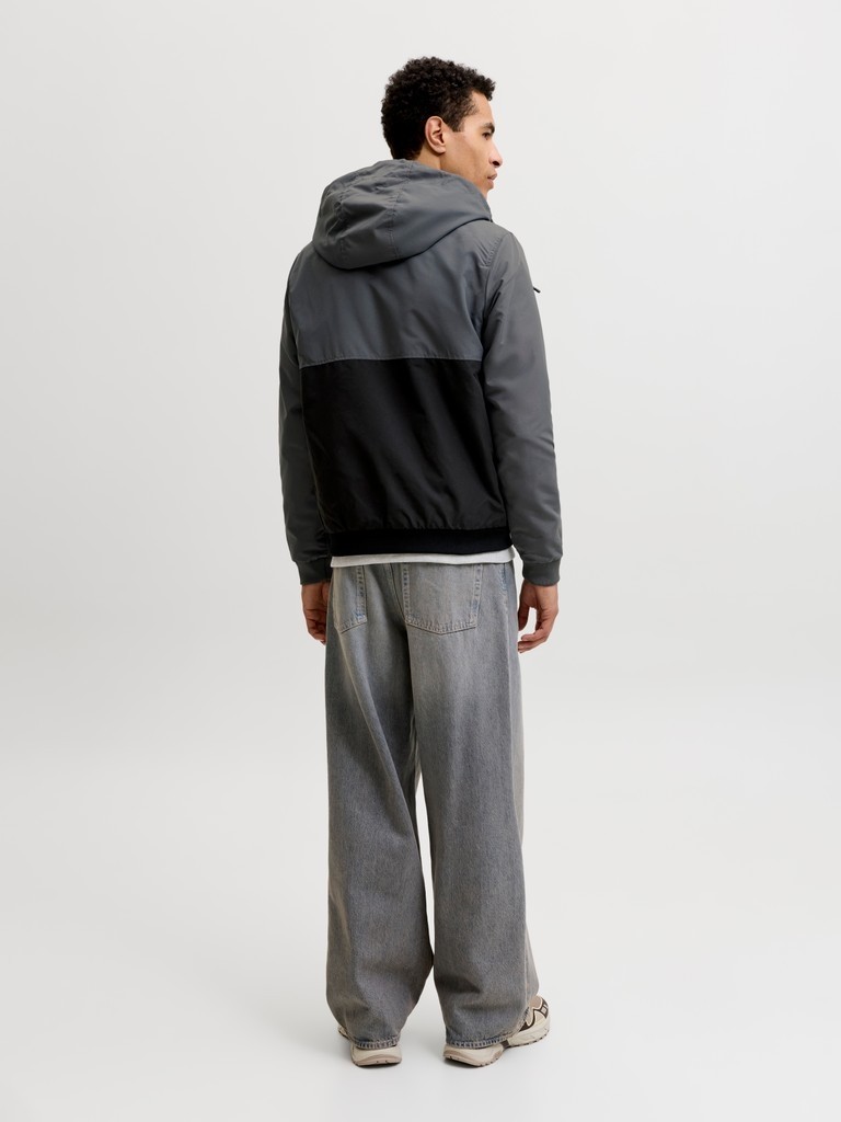 Jack & Jones Jack Jones Erkek Kapüşonlu Bomber Ceket Mont 12200208 görsel 5