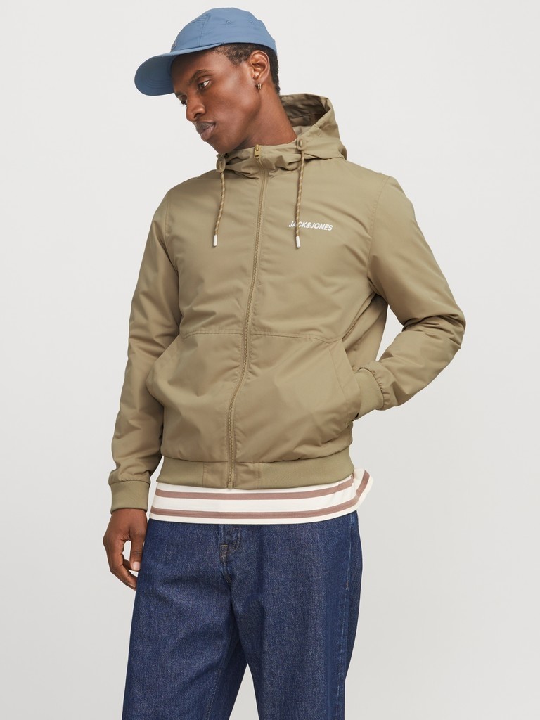 Jack & Jones Jack Jones Erkek Kapüşonlu Bomber Ceket Mont 12200208