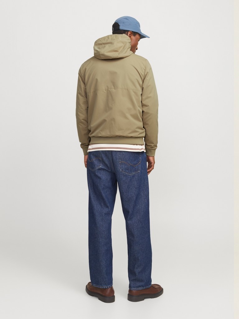 Jack & Jones Jack Jones Erkek Kapüşonlu Bomber Ceket Mont 12200208 görsel 2