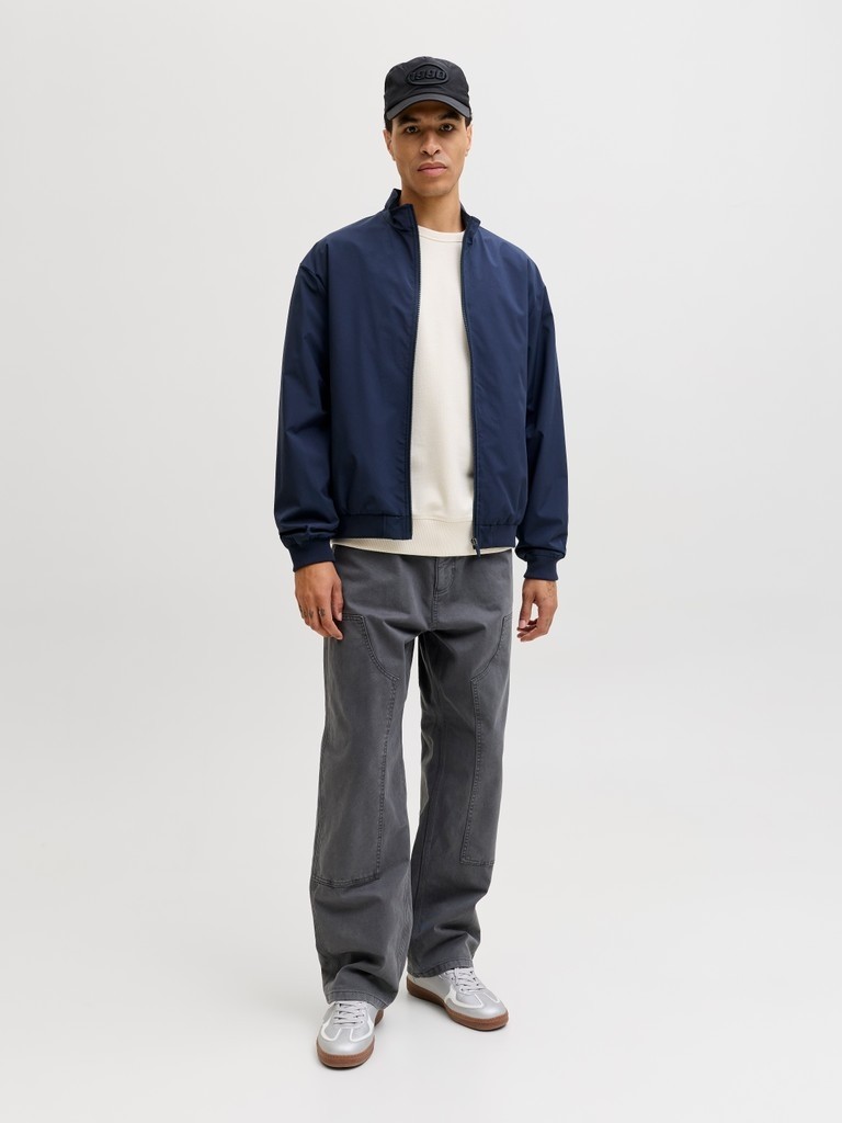 Jack & Jones Jack Jones Erkek Fermuarlı Bomber Ceket 12288895 görsel 3