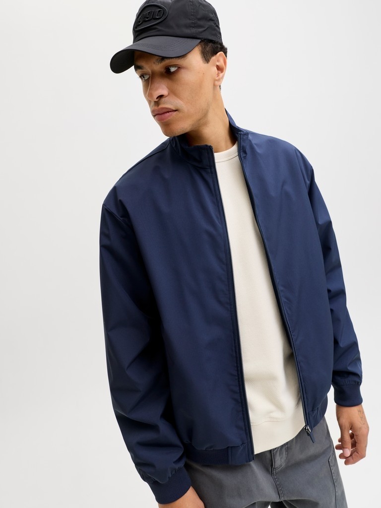Jack & Jones Jack Jones Erkek Fermuarlı Bomber Ceket 12288895 görsel 4