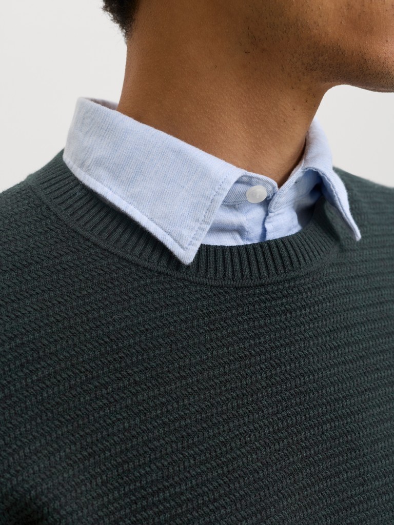 Jack & Jones Jack Jones Erkek Örgü Pamuklu Kazak 12295909 görsel 5