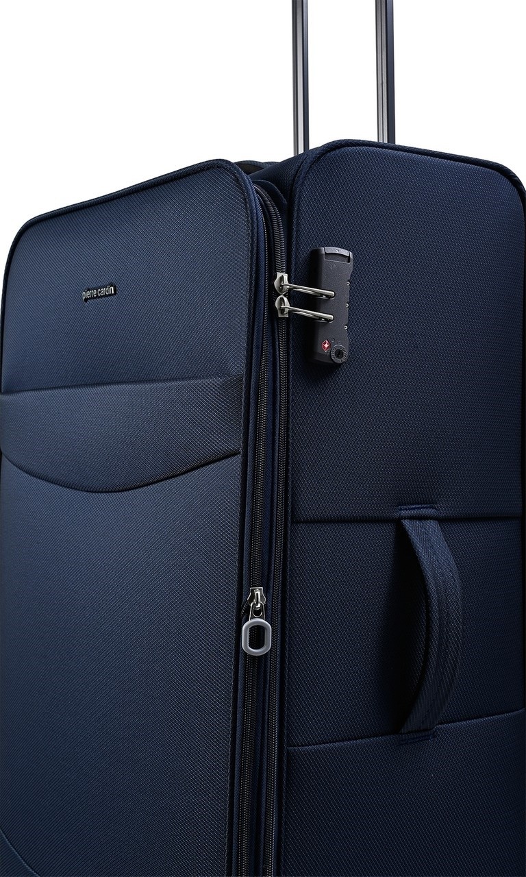 Pierre Cardin Trolley 70 cm Lacivert Unisex Valiz görsel 5