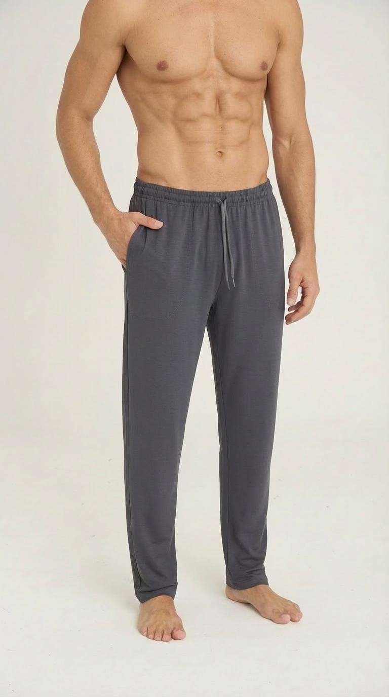 Kly Erkek Lacivert Tek Alt Pijama Altı Rahat Kesim Konforlu Yapı C6T4N01 görsel 2