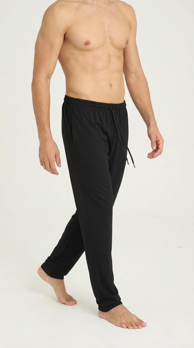 Kly Erkek Lacivert Tek Alt Pijama Altı Rahat Kesim Konforlu Yapı C6T4N01 görsel 7