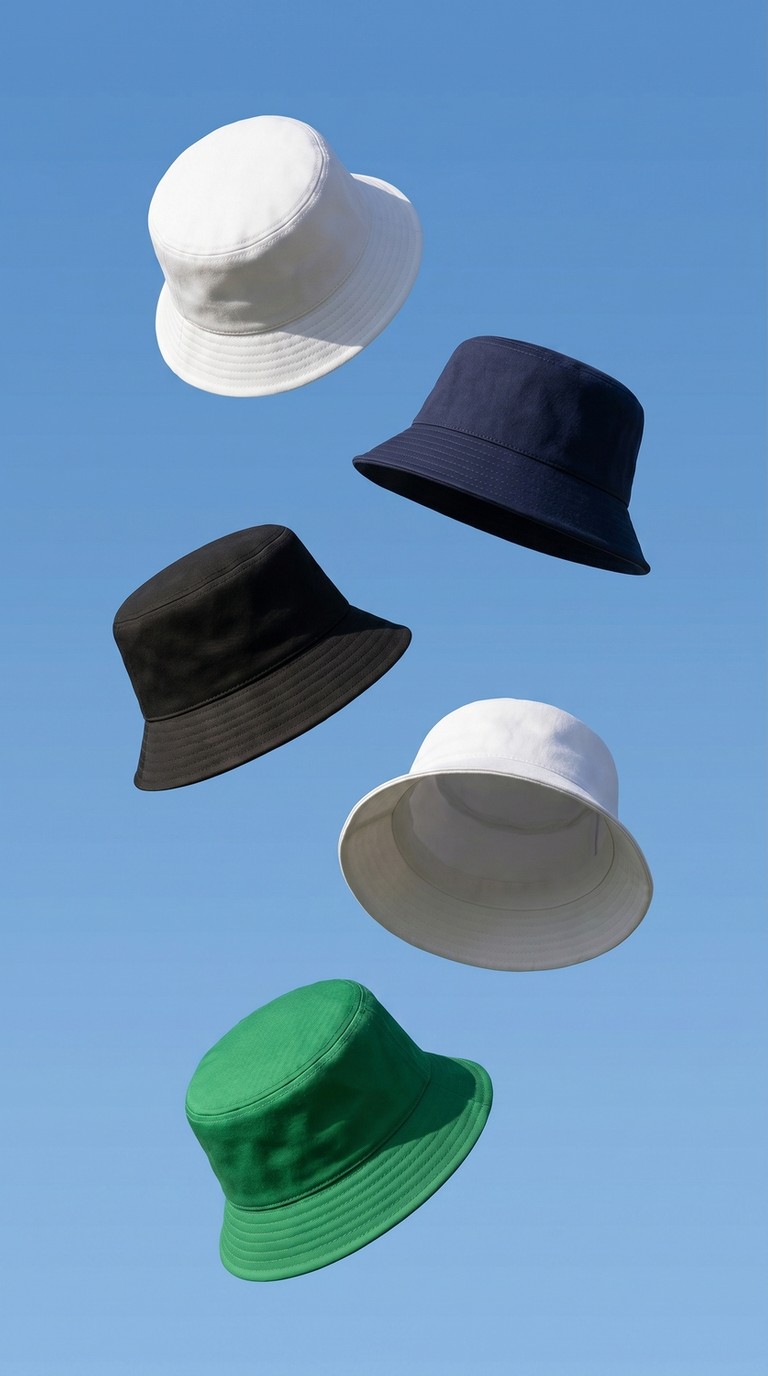 Gg Glow Bucket Şapka Yazlık Balıkçı Kova Şapka Unisex Erkek Kadın Bucket Hat görsel 2