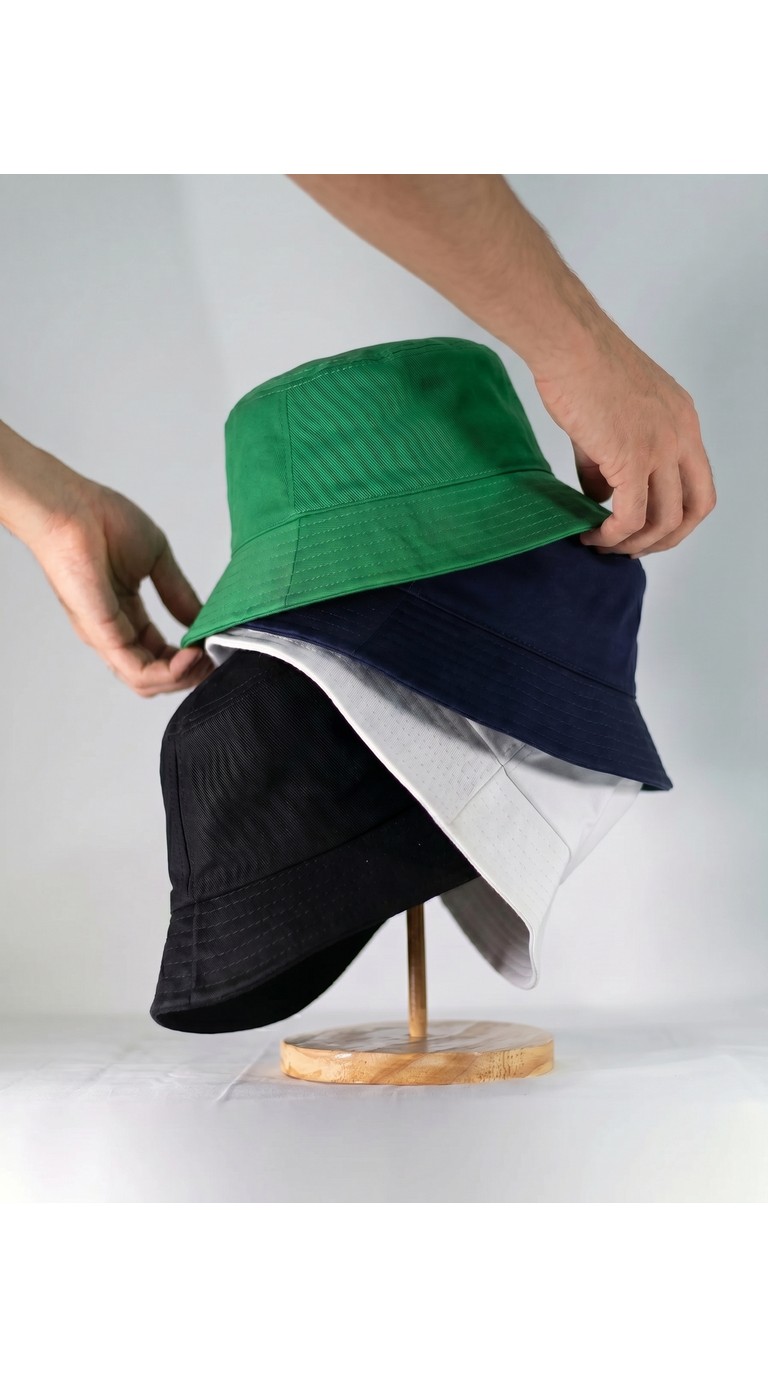 Gg Glow Bucket Şapka Yazlık Balıkçı Kova Şapka Unisex Erkek Kadın Bucket Hat görsel 3