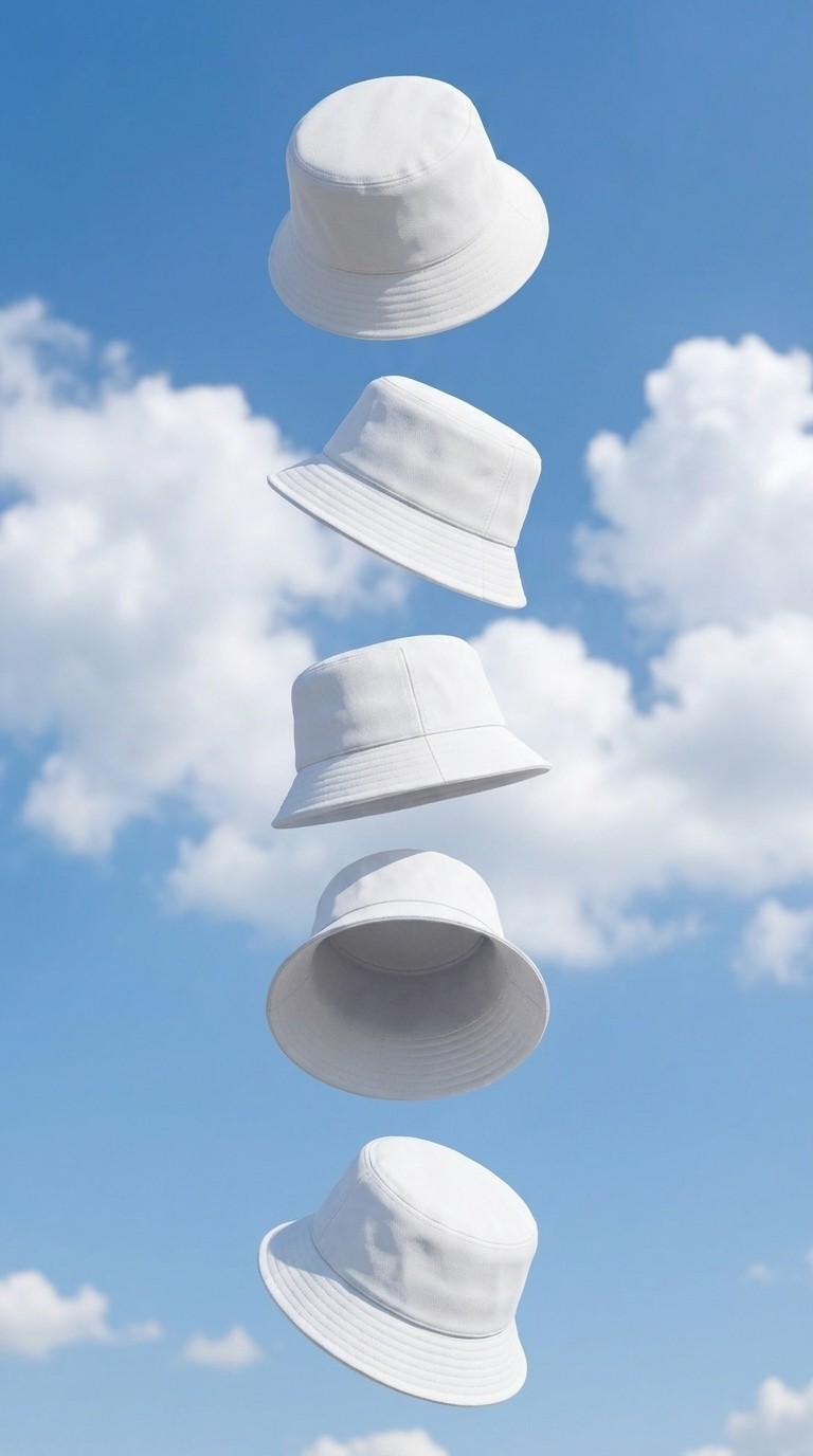 Gg Glow Bucket Şapka Yazlık Balıkçı Kova Şapka Unisex Erkek Kadın Bucket Hat