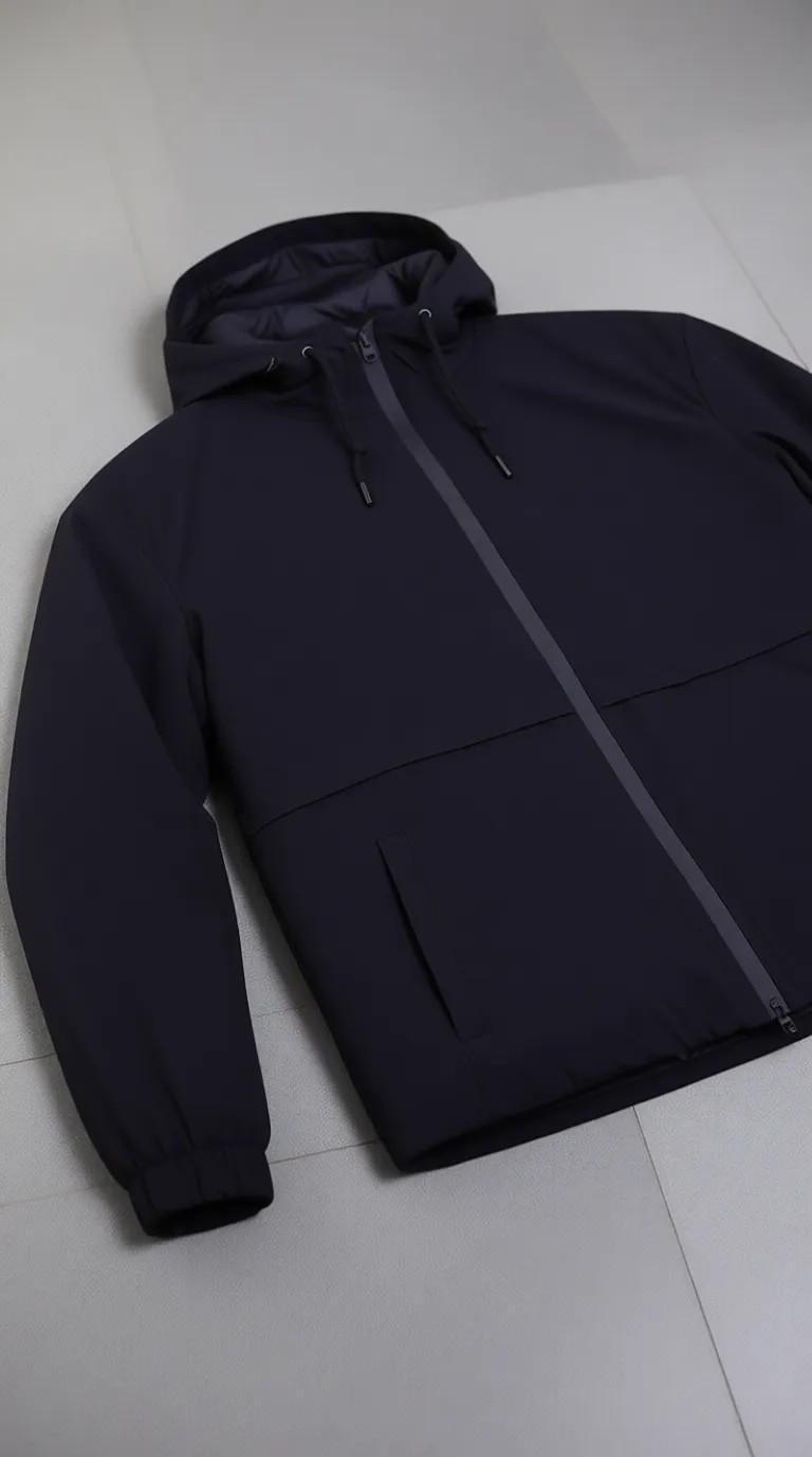 Garen Erkek Baharlık Su Itici Yağmurluk Kapüşonlu Waterproof görsel 7